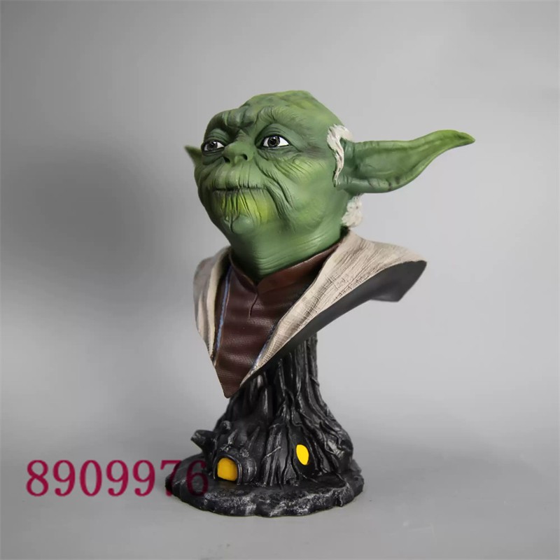 Jedi Yoda Resin Sculpture Painted Bust Statue Model 1/2 Scale 22cm New Stock