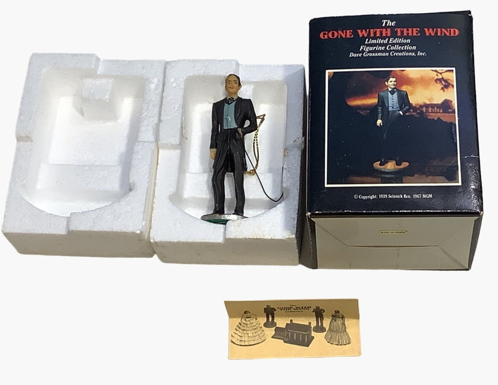 Dave Grossman Gone With The Wind Rhett Butler Limited Edition Figurine Ornament