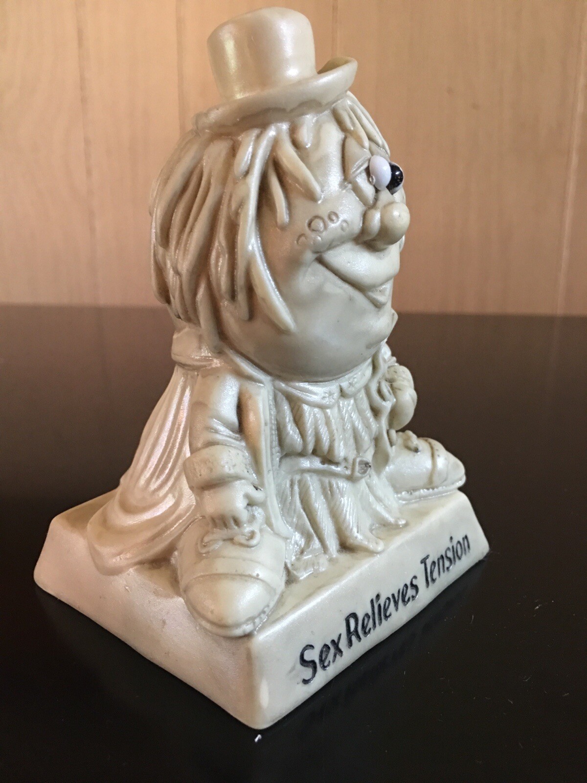 Vintage R & W Berries Co’s.1970 Figurine “SEX RELIEVES TENSION”
