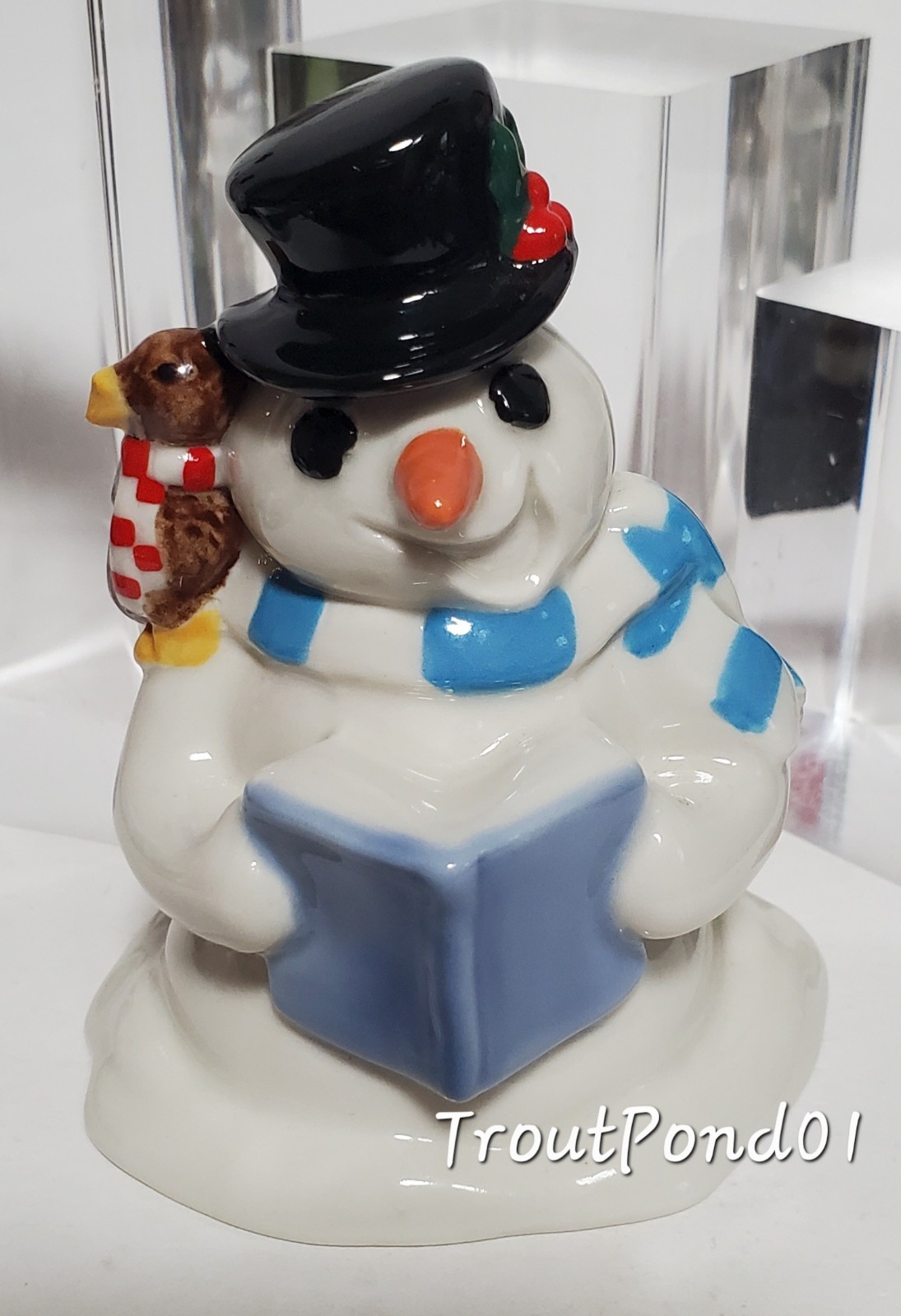 Wade Silent Night Snowman OIWCC Christmas Special 2002 Porcelain Figurine LE500