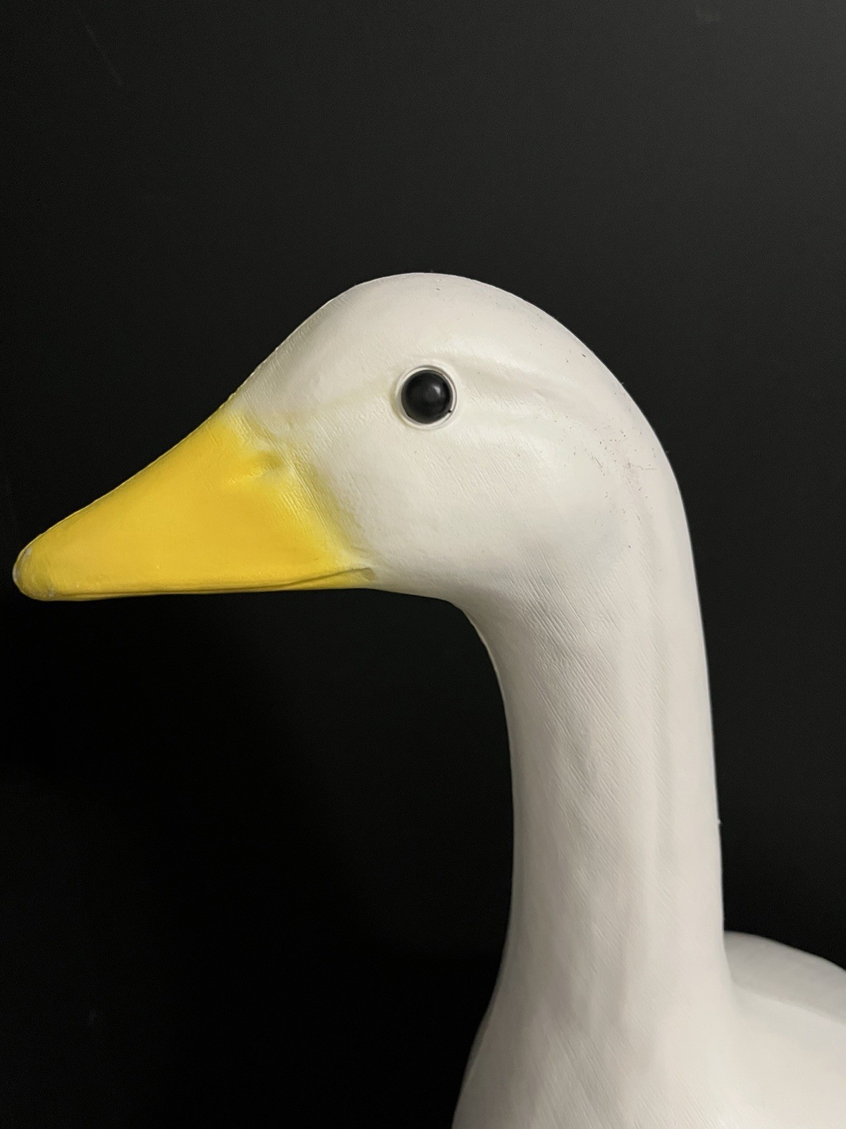 Union Products 1987 Large White Goose, Plastic Garden Décor, 23” High