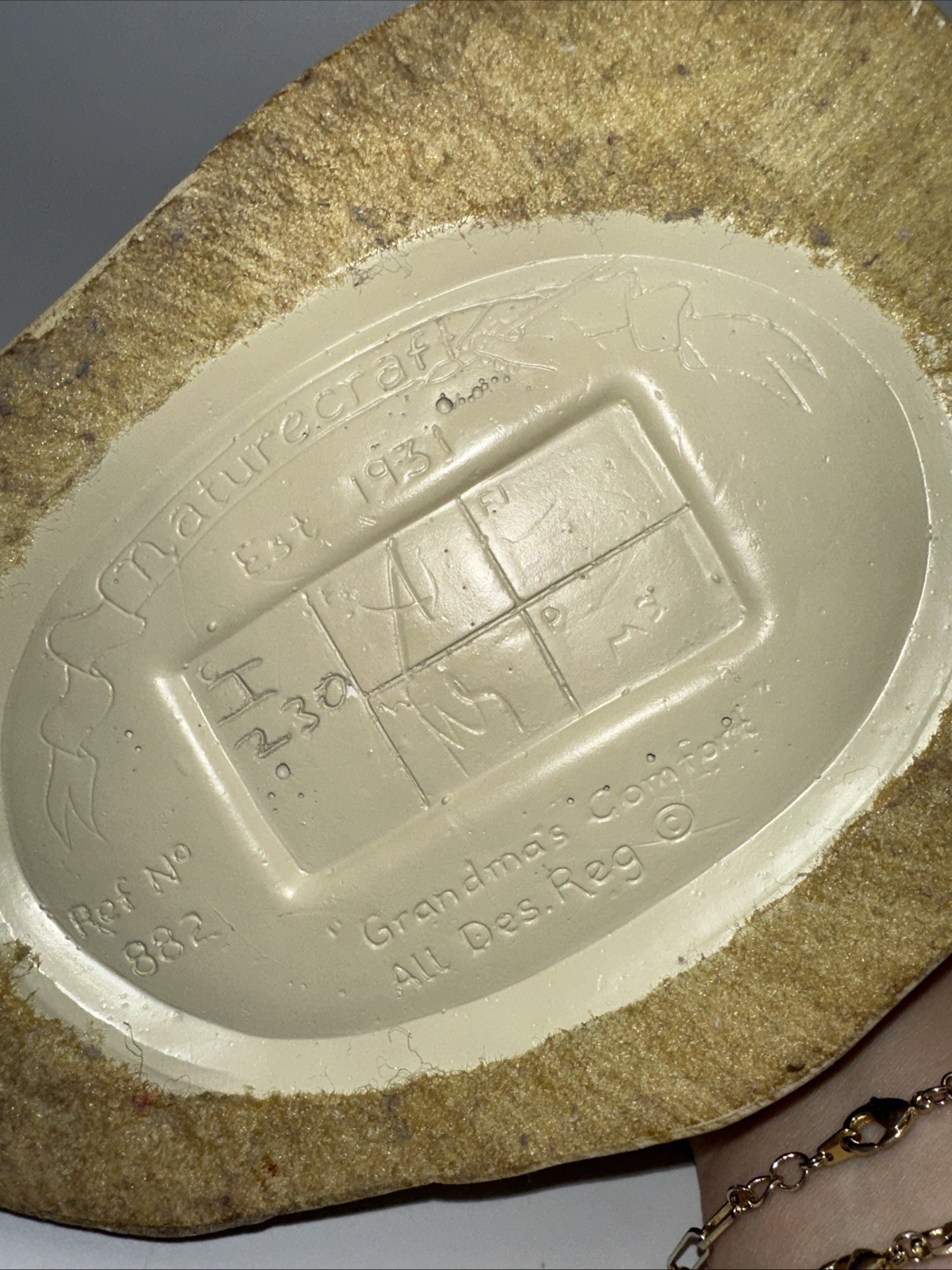 Nature Craft Stoneware – Congleton, England: “Grandma’s Comfort” #882 Sculpture