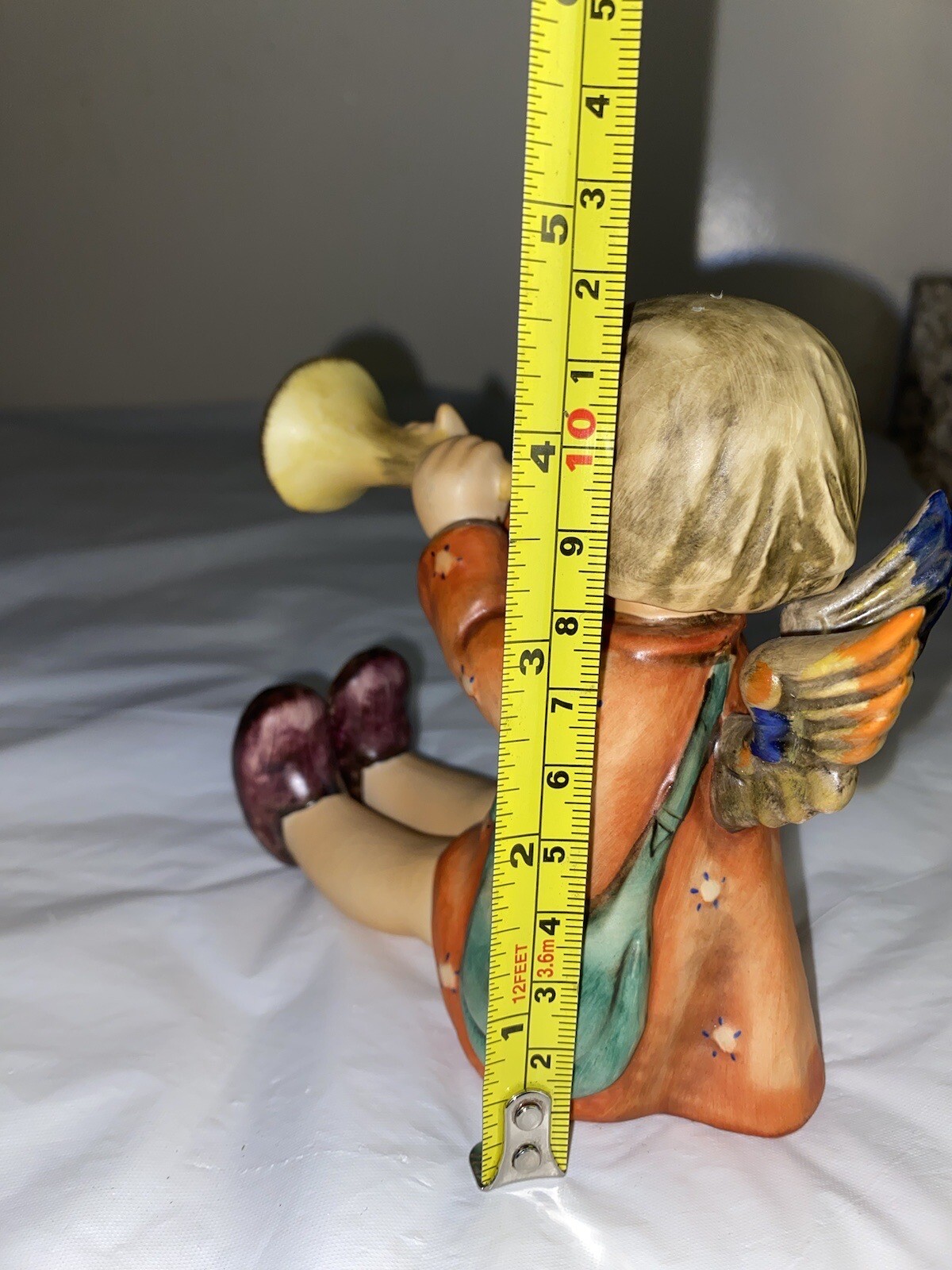 Vintage Goebel Hummel Joyous News #27/ Figurine Trumpet TMK-2 1950 – 1959 4.5″ H