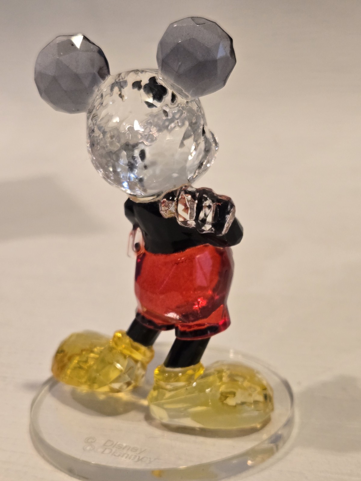 Disney Showcase Acrylic Facets Collection #6009037 MICKEY MOUSE, 3.75″ NEW/Box