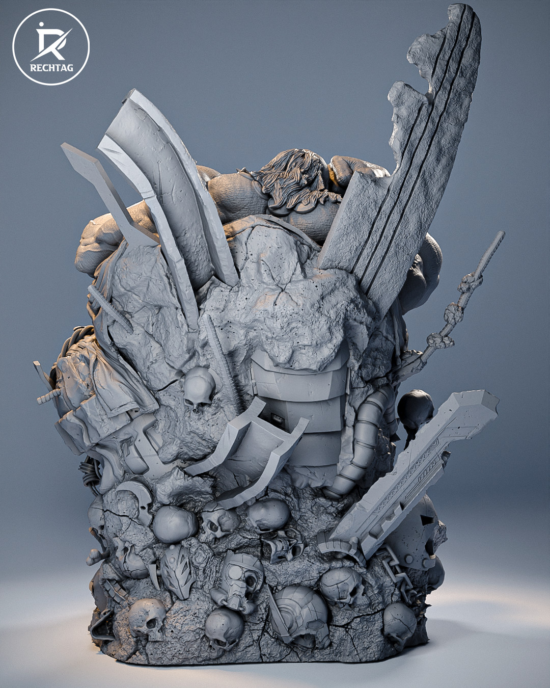 Maestro | Marvel | 3D Printed Sculpture | Unpainted 1:6