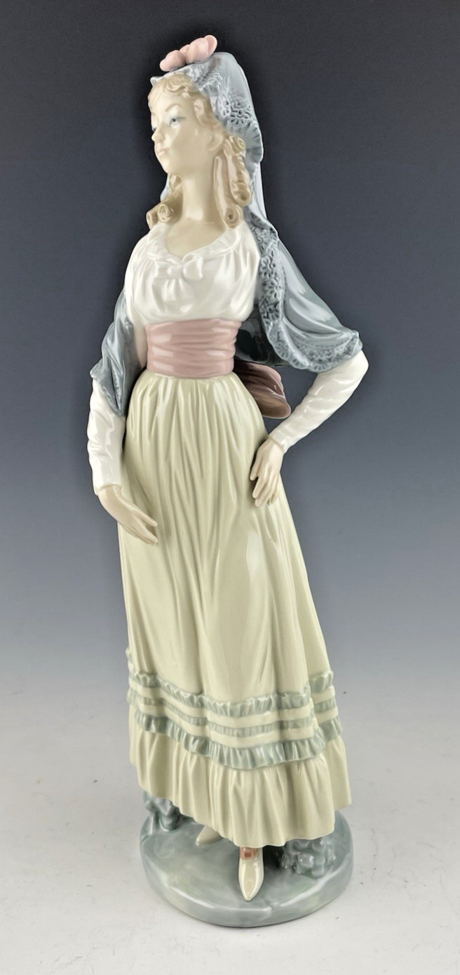 Lladro Figurine 12-1/4″ GOYA LADY OF RONDA ELEGANT SPAIN WOMAN #5125 Mint w/ Box