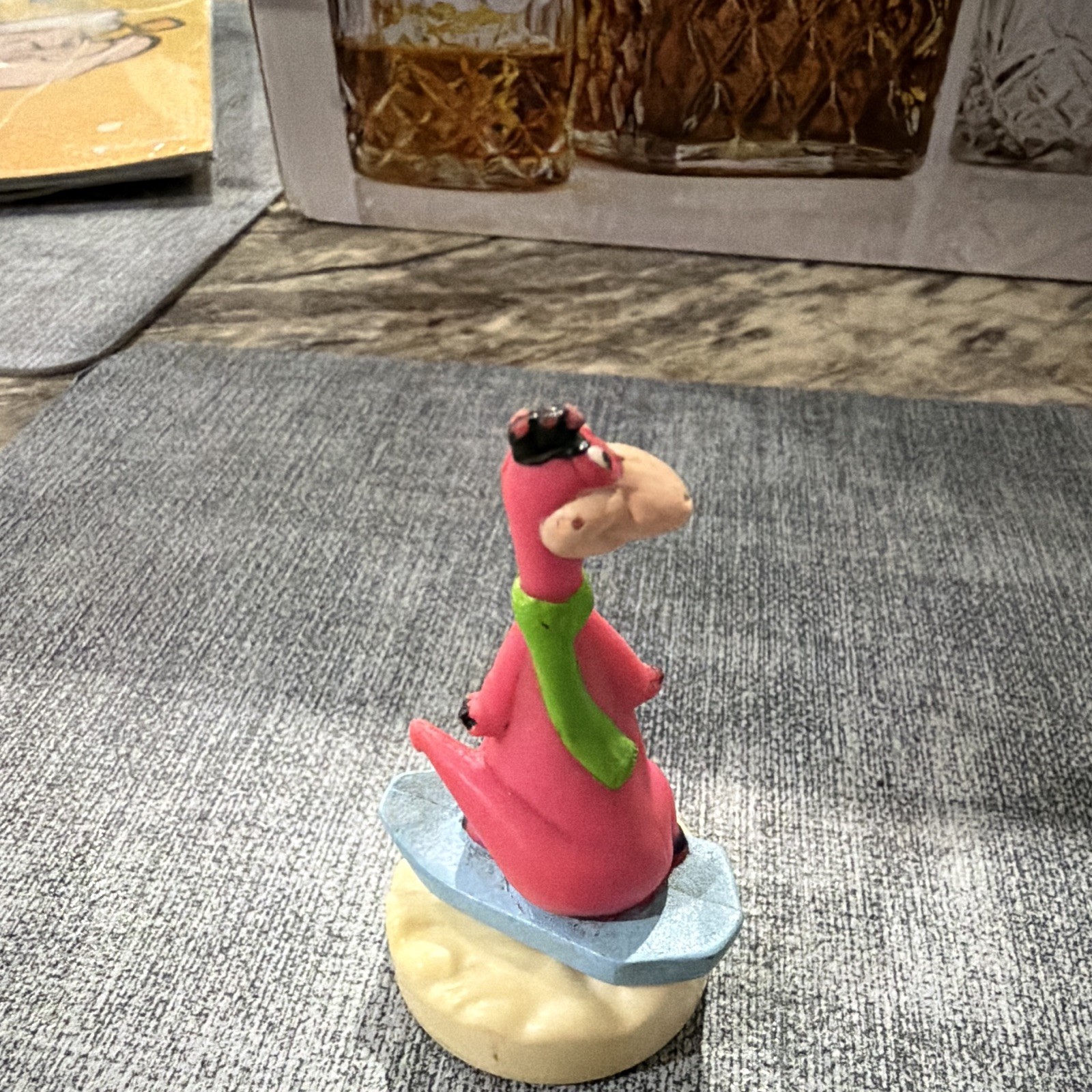 Hanna-Barbera Snagglepuss 1990 Figurine Painted Molded Plastic 3D Small