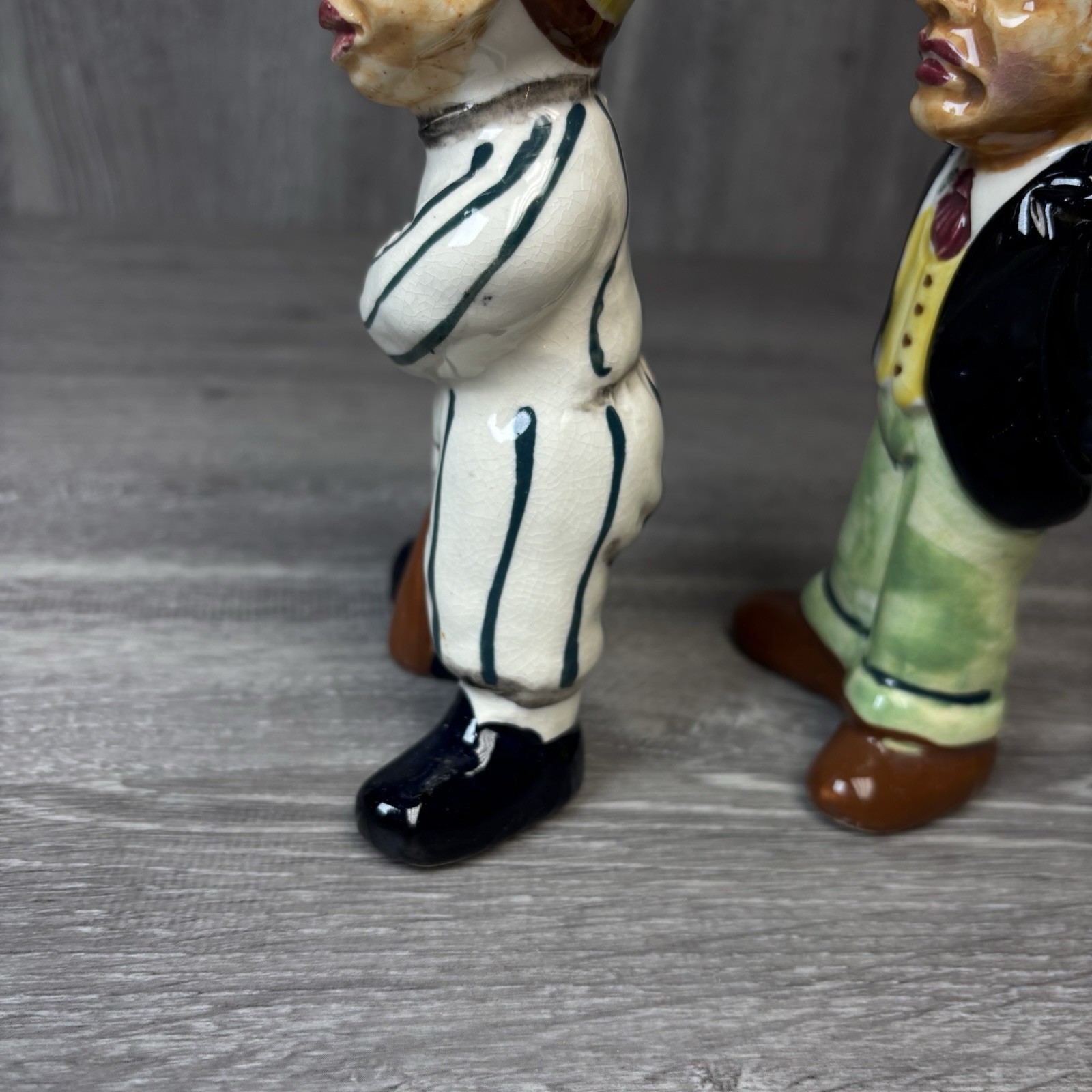 1950s Napco Baseball Player Umpire Figures Figurine Ceramic Hand Painted 6”