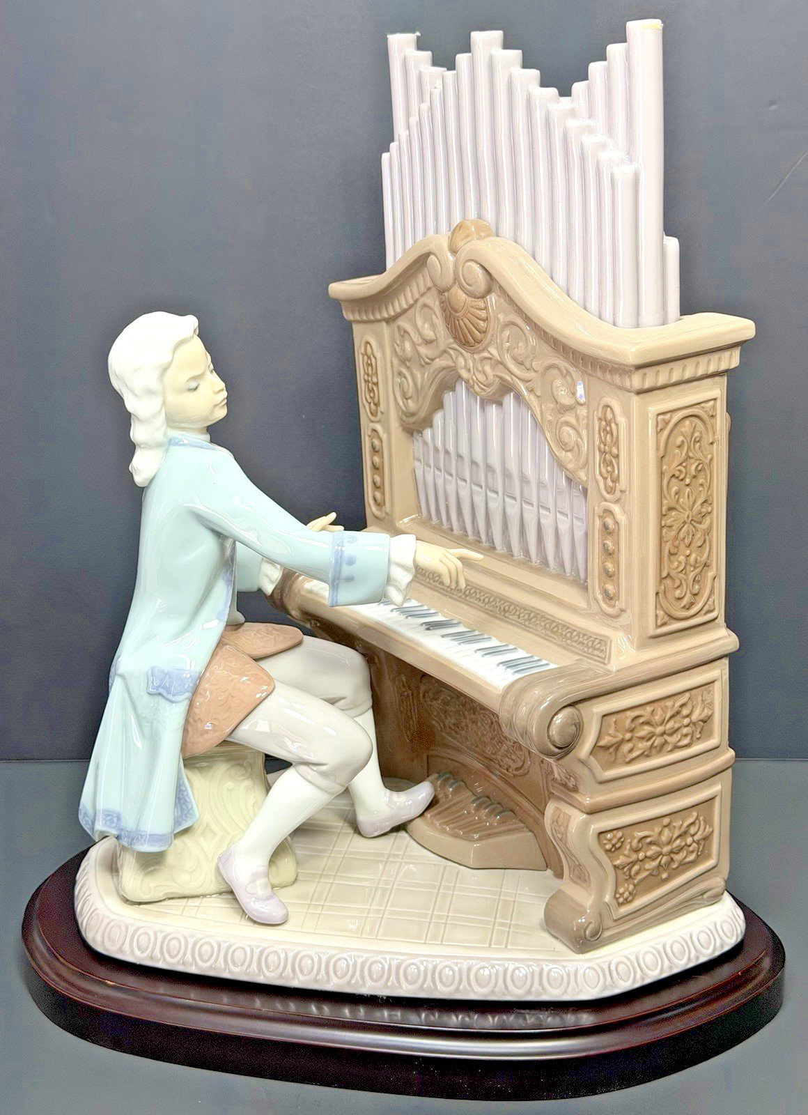 Lladro “Young Bach” Ltd Ed 650/2500 Singed by Sculptor & Painter + Base & OG Box