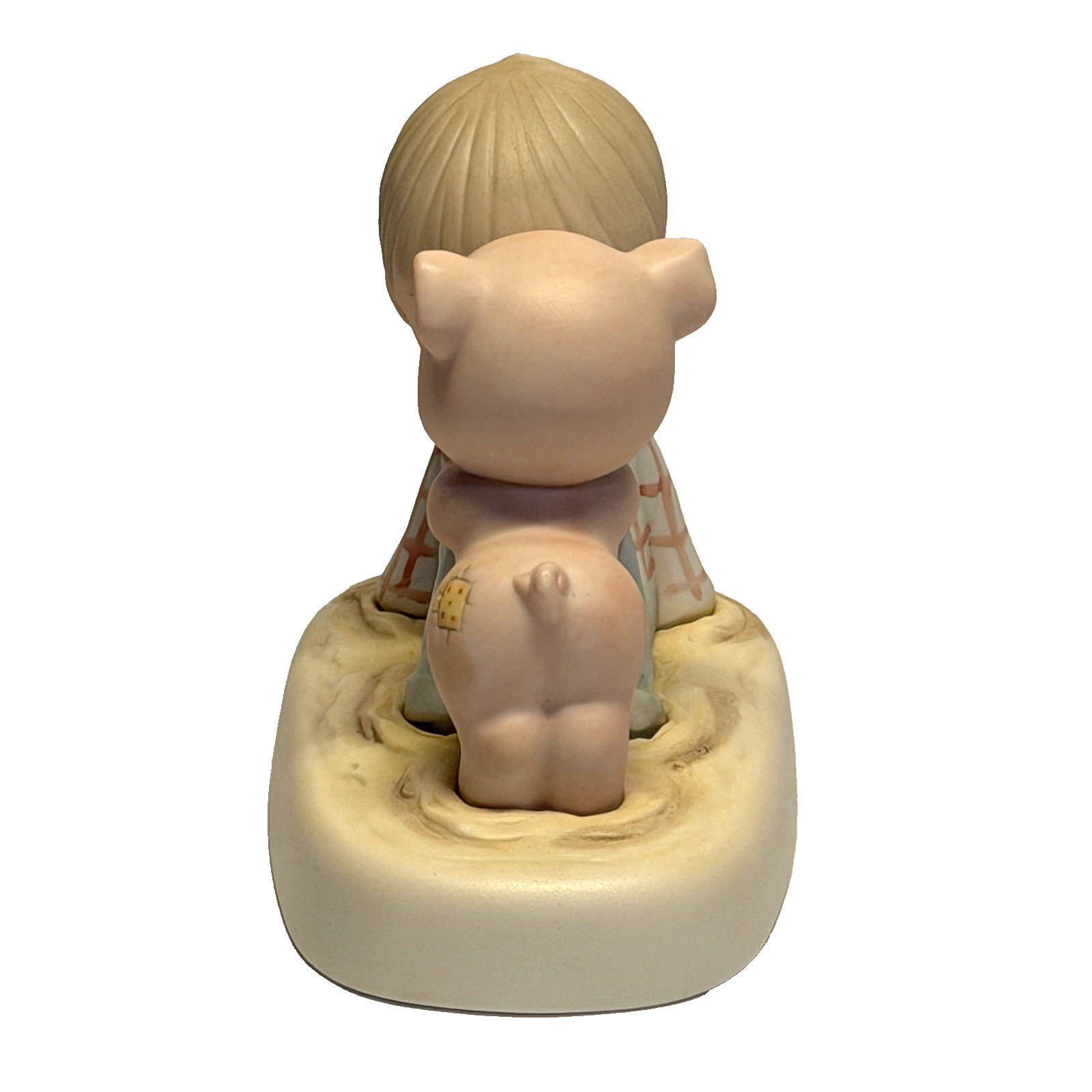 Jonathan & David VTG 1982 Precious Moments We’re In It Together Boy Pig Enesco