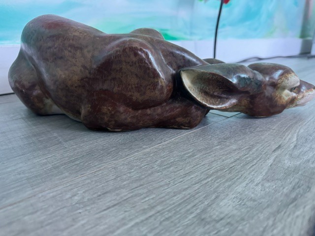 Lladro Gres Resting Gazelle – Porcelain Figurine By Fulgencio Garcia 1971-1979