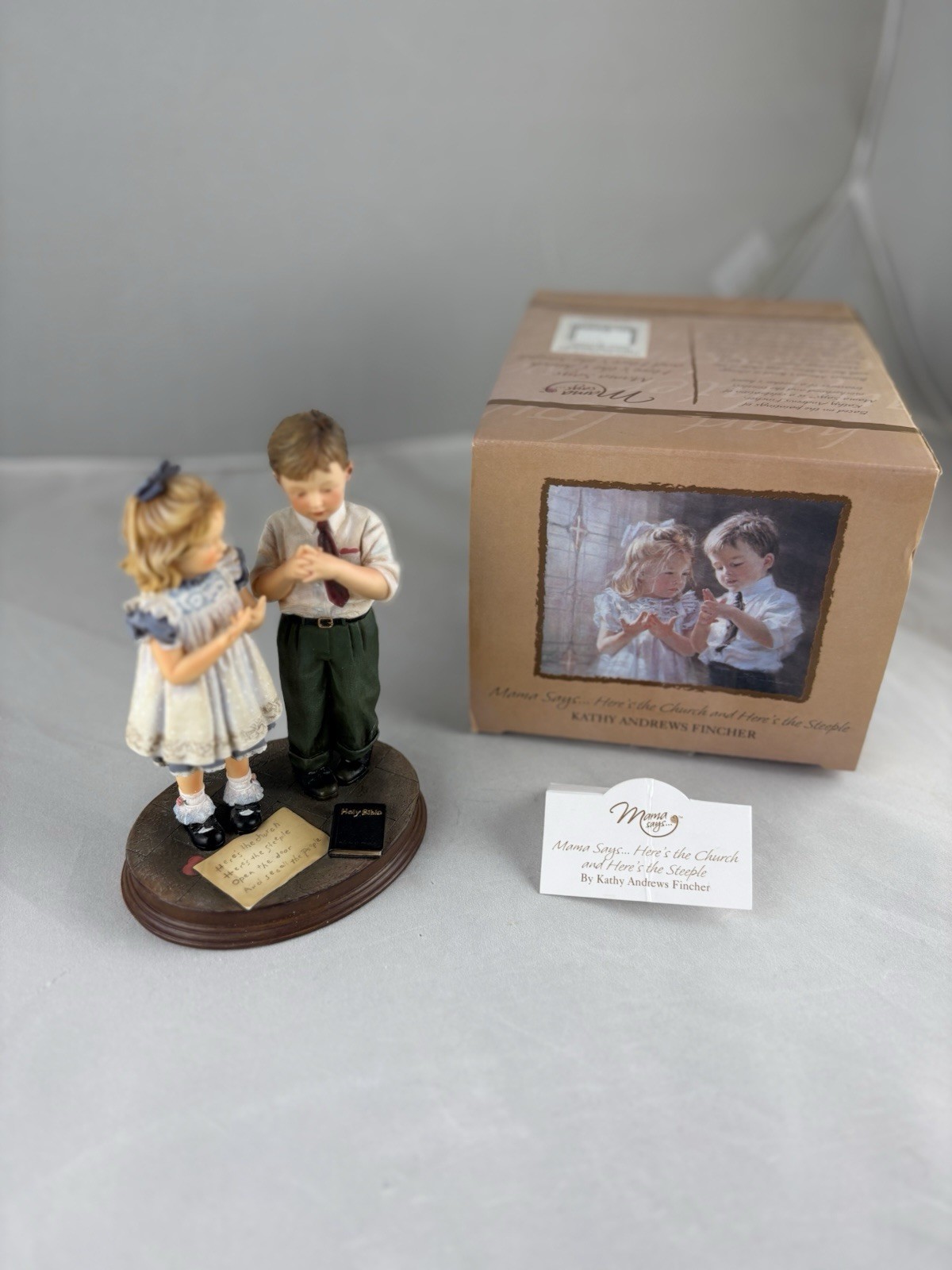 Demdaco Mama Says Here’s The Church & Here’s The Steeple Figurine 2003