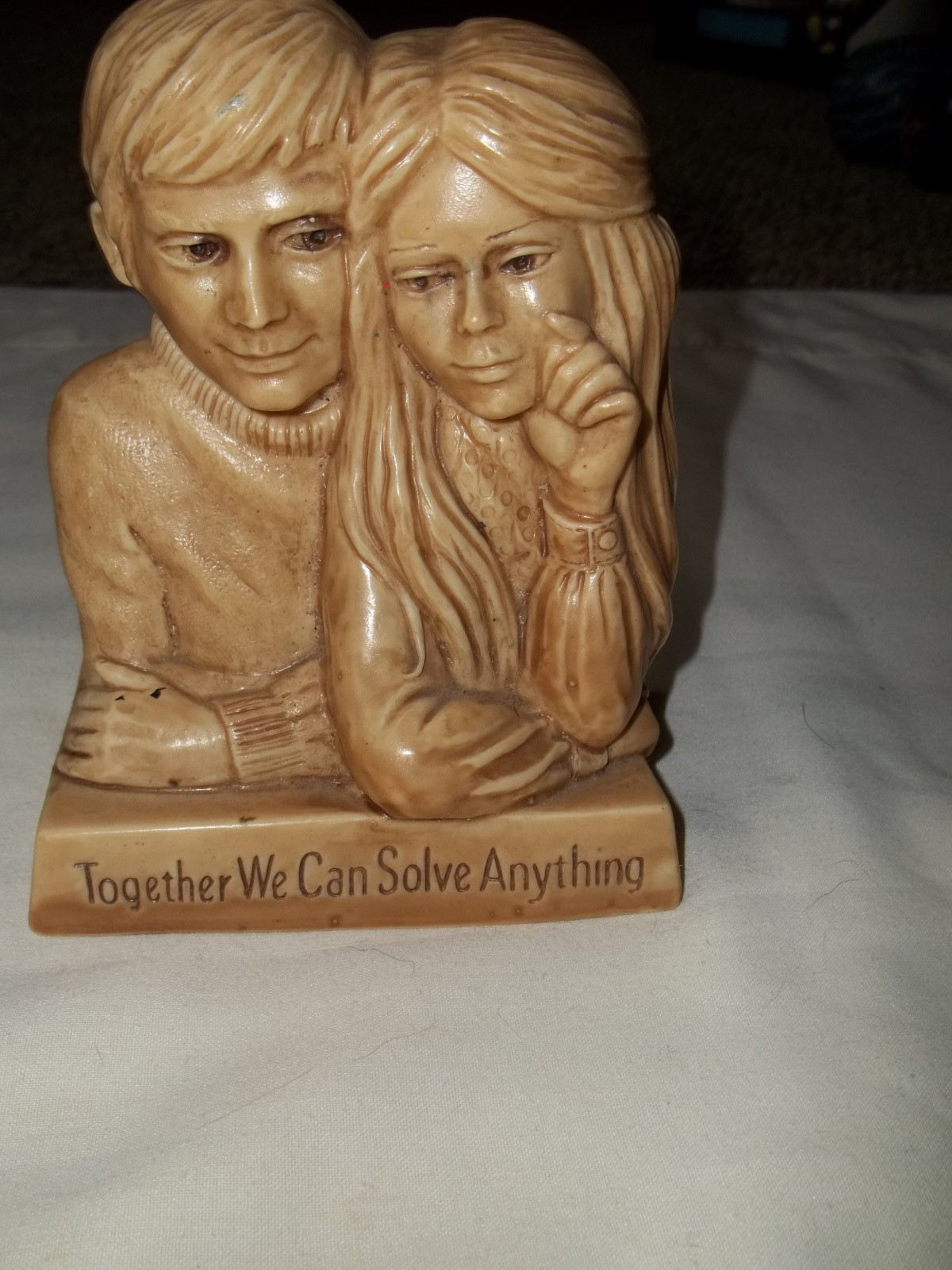 Rare Russ Berries Dual Married Couple Figurine Together we can Solve Anything