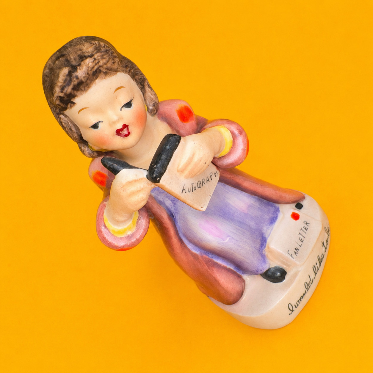 ❤️ CUTE! Lefton I Would Like to Be an Actress Career Job Woman Figurine Lefton