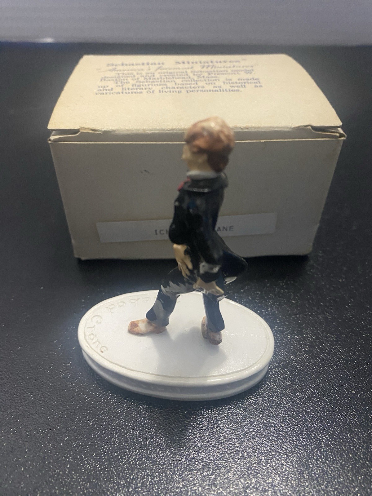 Sebastian Miniatures Ichabod Crane Figurine Collectors Society Antique Vintage