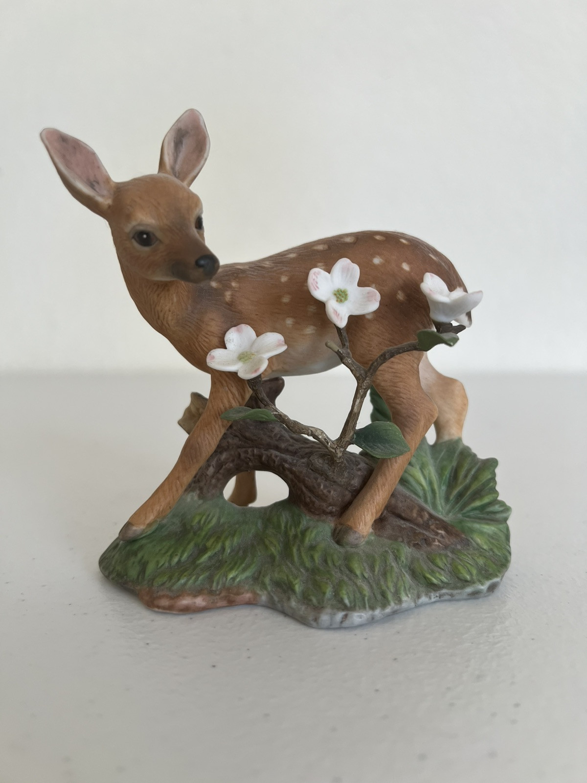 Lenox Figurine Woodland Animals White Tailed Deer Figurine Afternoon Splendor