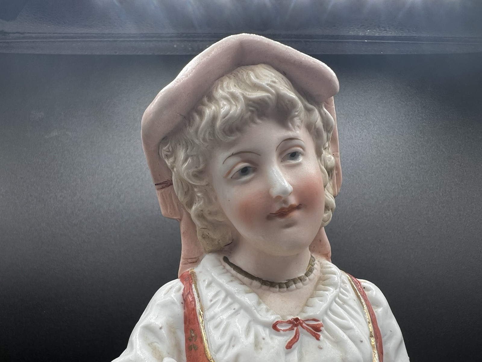 Gebruder Heubach-German Bisque-Young Woman With A Shell In Her Hand Figurine
