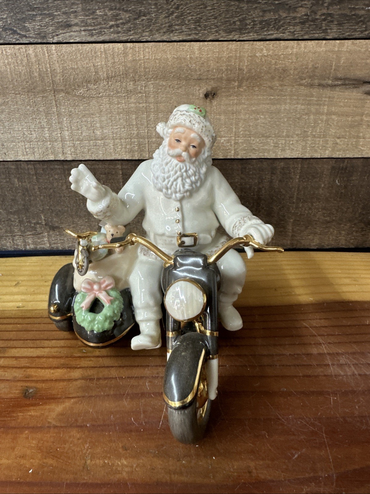 LENOX SANTA’S Christmas Ride Motorcycle Classic Edition In Box