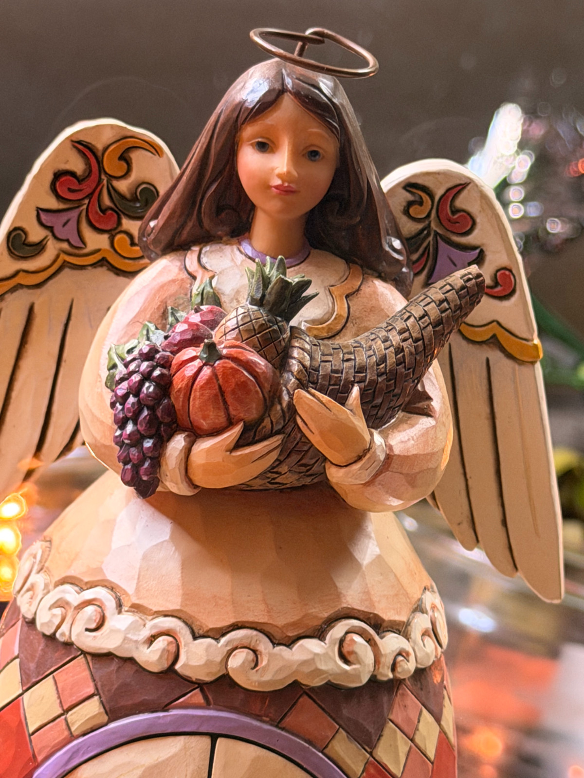 Jim Shore Beauty of the Harvest Hidden Scene Angel Thanksgiving Fall **READ**