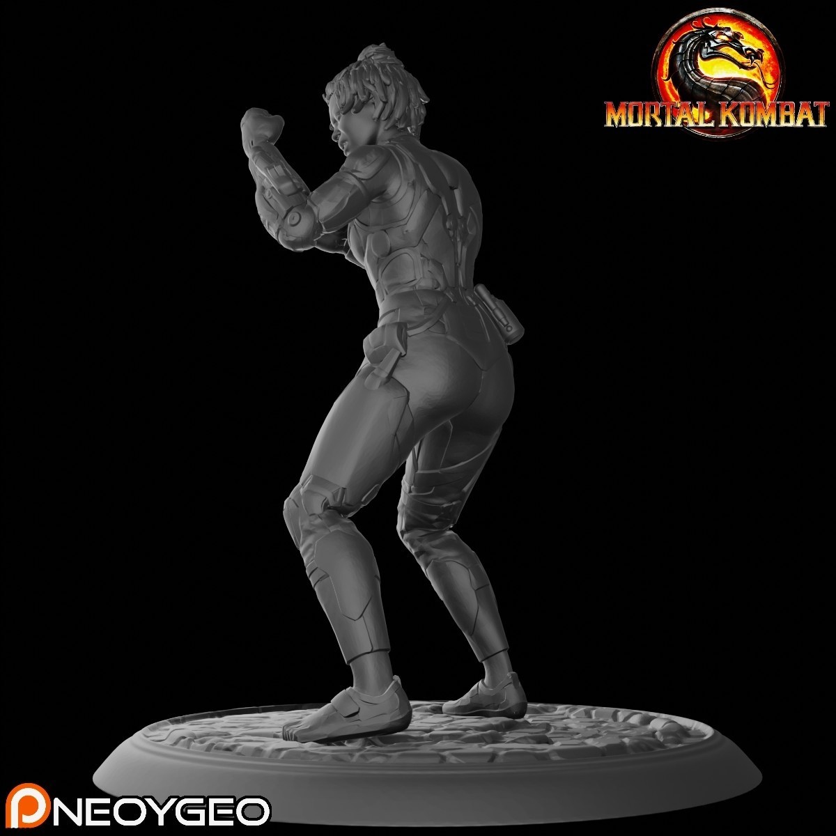 JACQUI BRIGGS – MORTAL KOMBAT 1 – 1/24 (75 mm Scale) Neoygeo UNPAINTED