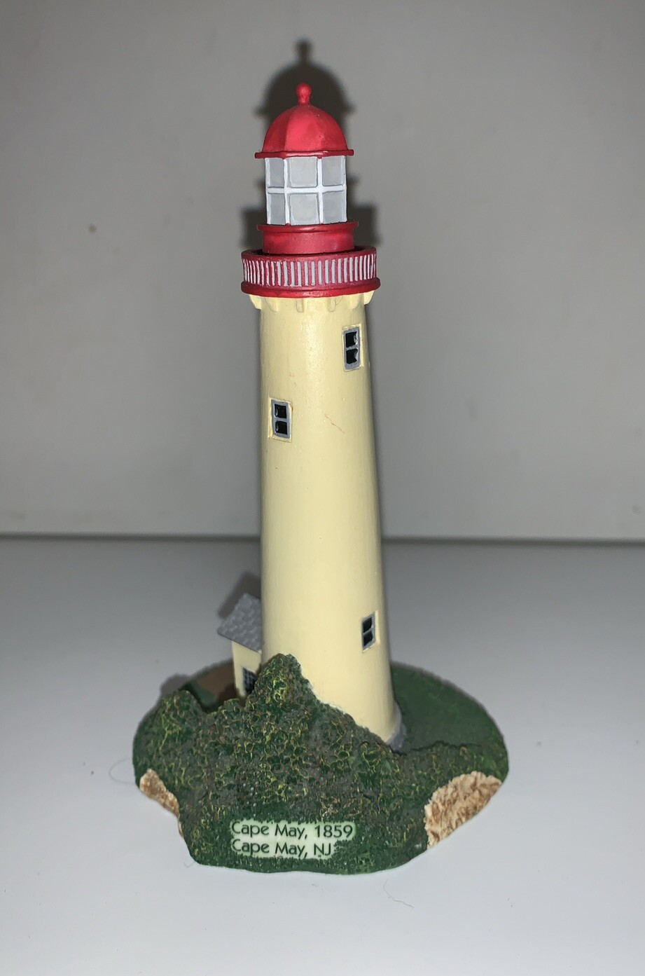 Lefton 1998 Miniature Lighthouse “Cape May Point 1859 5.5”