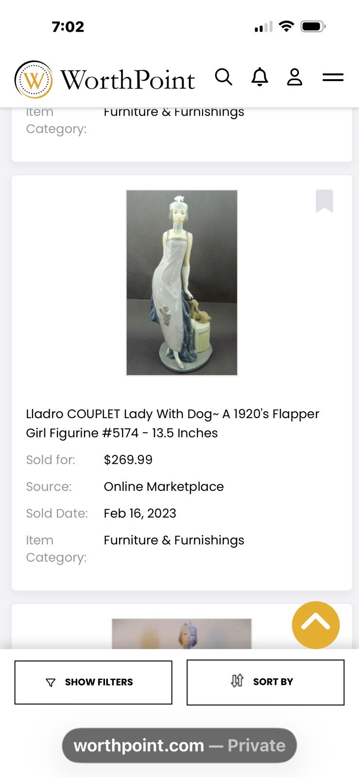 Lladro 5174 Couplet Lady Of The Roaring 20s MINT in Original Box A+
