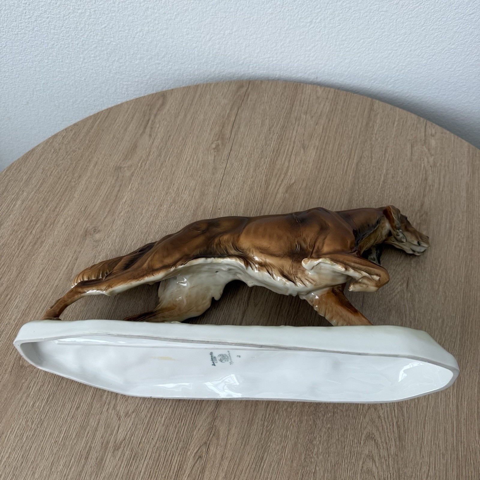 Hutschenreuther KUNSTABTEILUNG Selb Porcelain Hunting Dog Figurine Germany