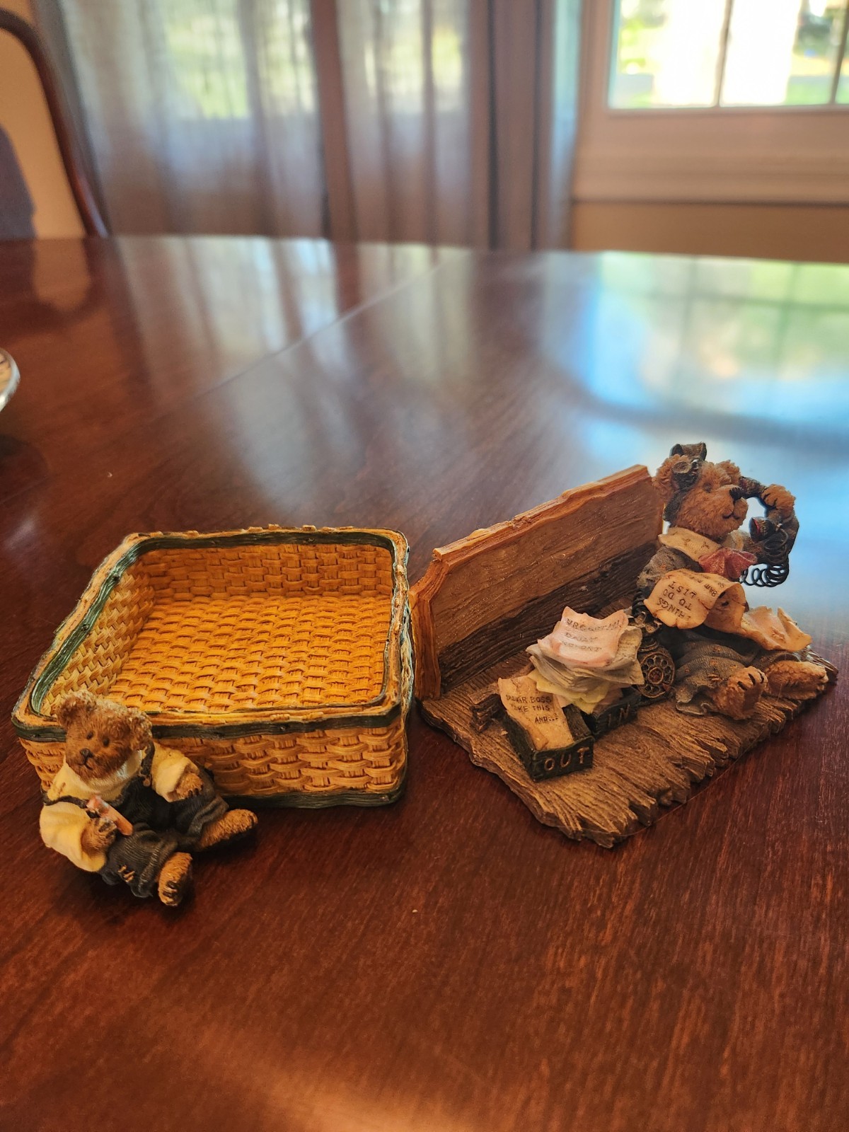 Boyds Bears Resin Office Desk Set (6 Pieces)