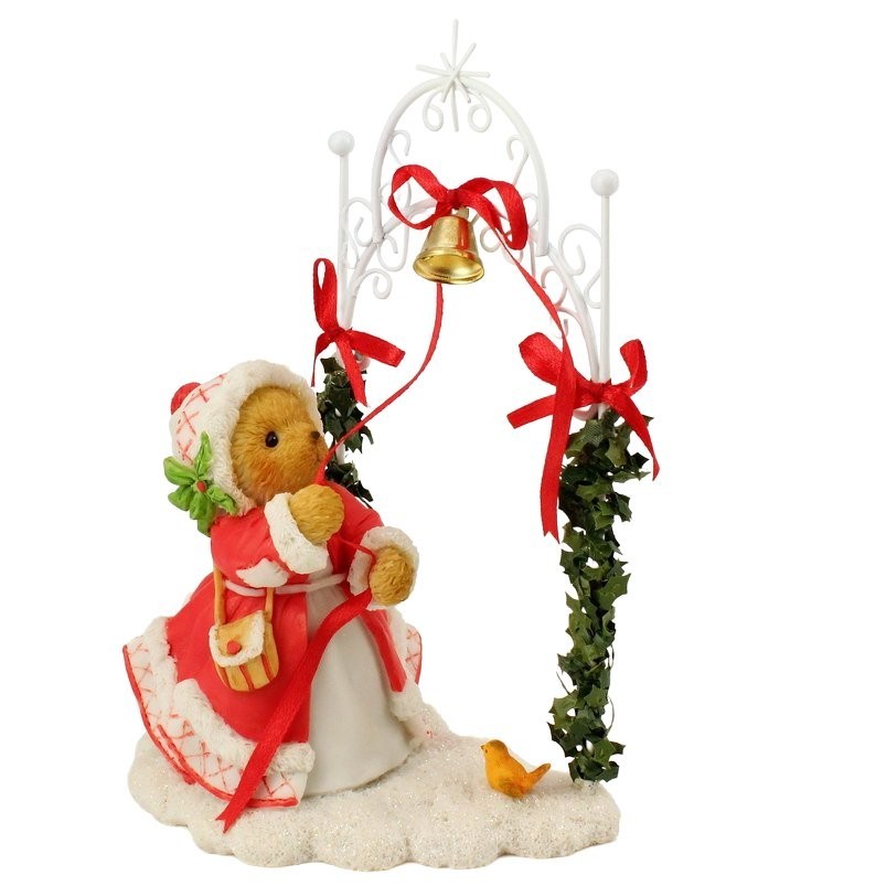 CHERISHED TEDDIES BELLE, 4024338, BELL, 20TH ANNIVERSARY STONE RESIN FIGURINE