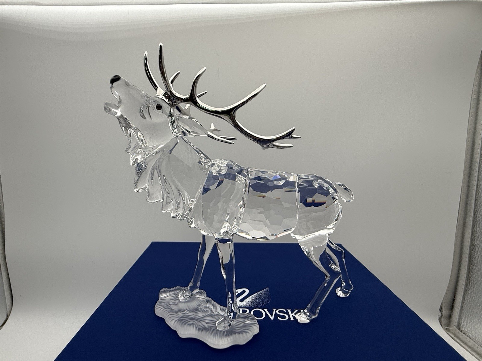 SWAROVSKI CRYSTAL STAG, #291431, RETIRED, WITH BOX- EXCELLENT CONDITION
