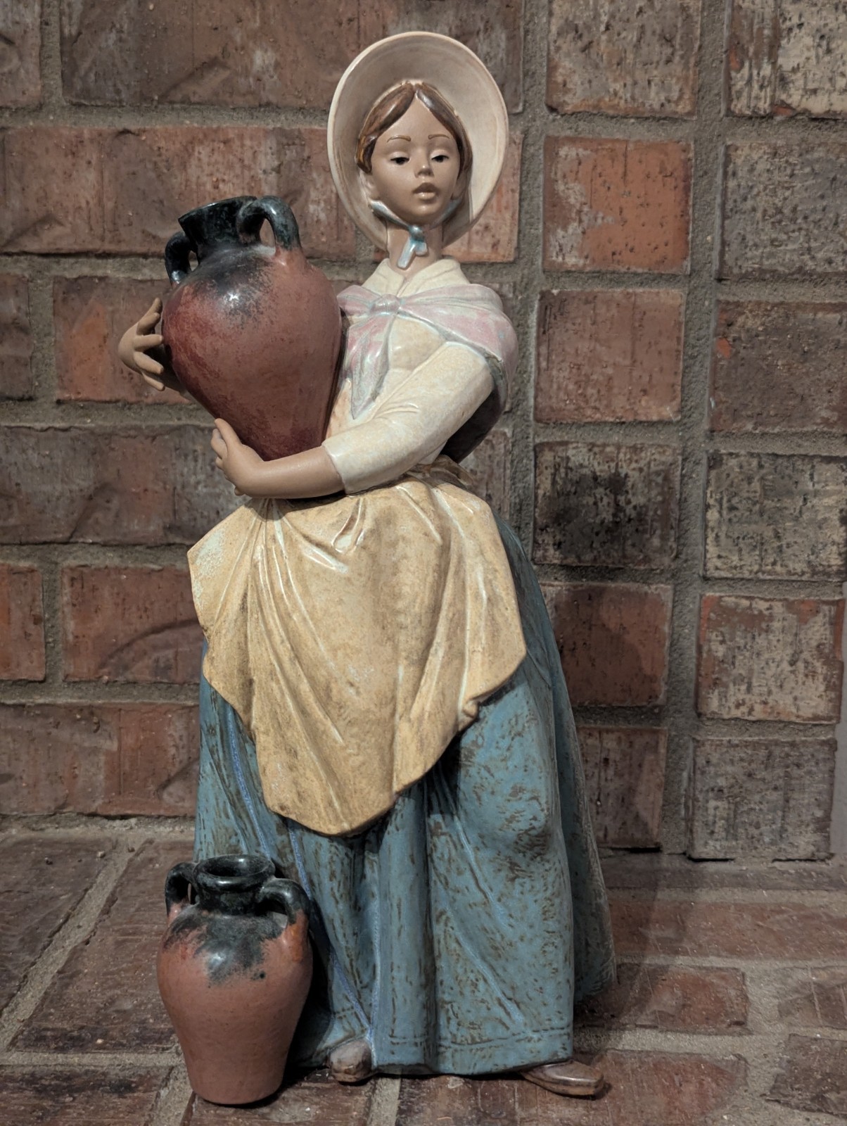 Lladro Sculpture In Search Of Water Spain Retired 15″ 2357 Daisa