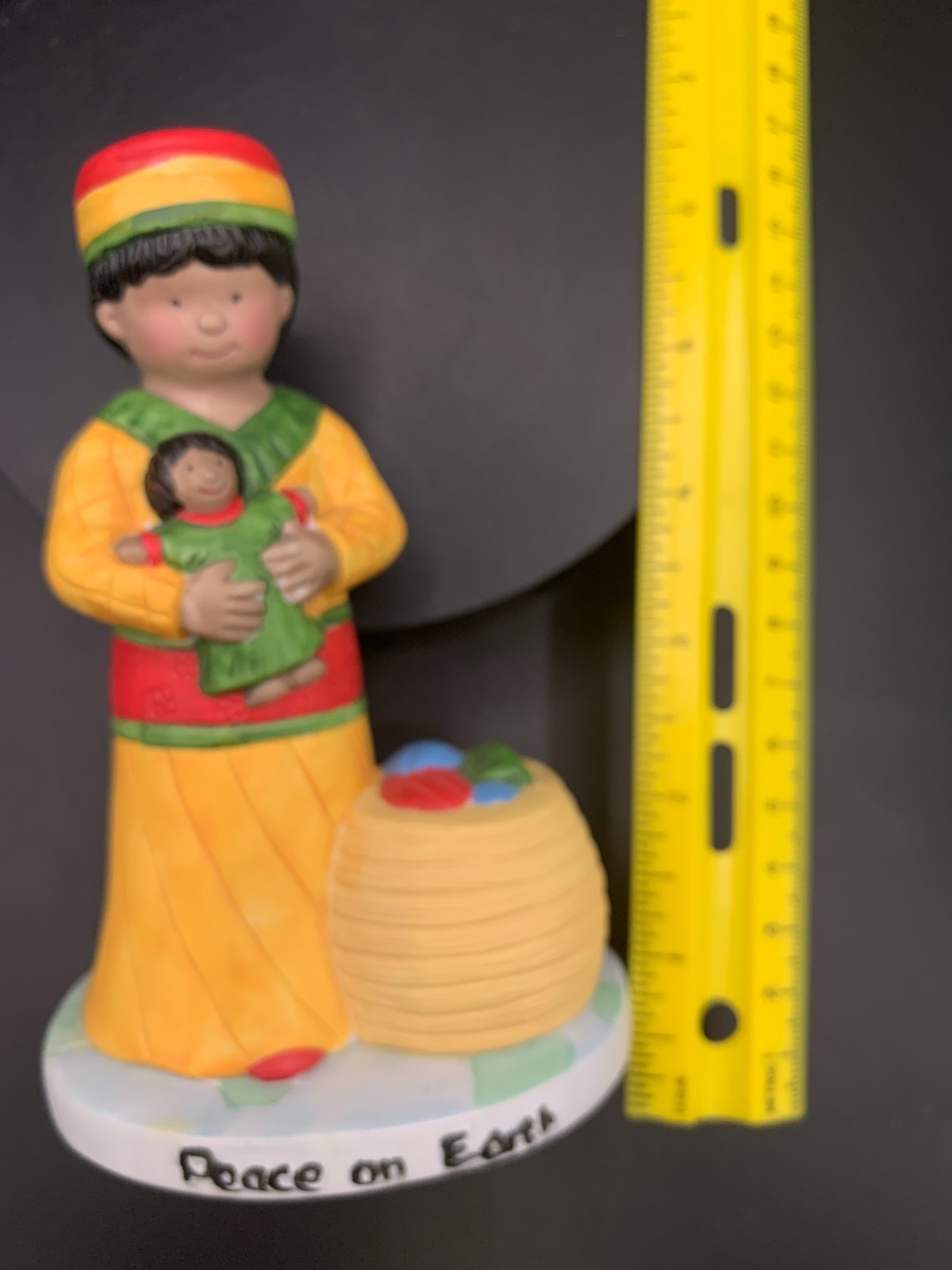 Vtg. Papel Children Of The World Porcelain Fig. “Africa” Made In Philippines
