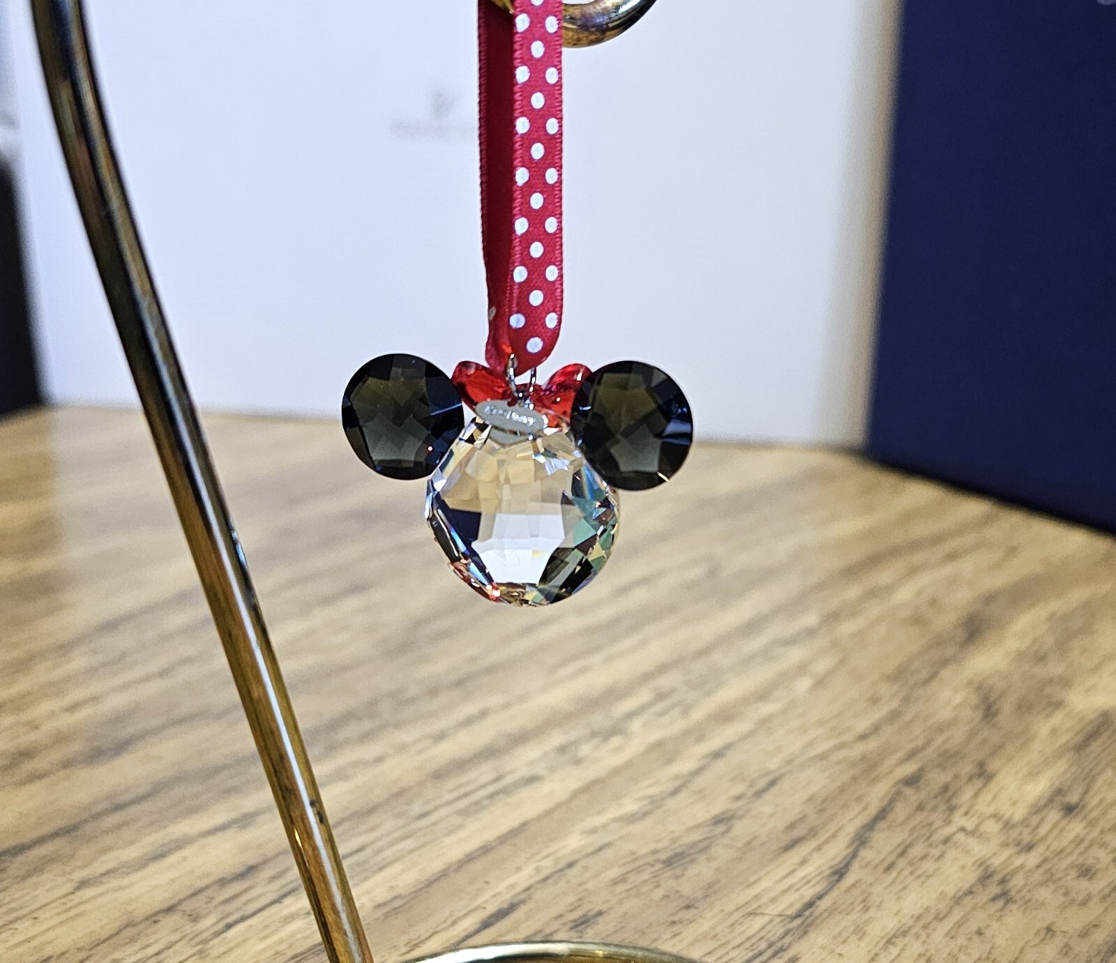 🐭Swarovski Crystal 2024 Macy’s Exclusive, Disney, Minnie Mouse Ornament, NIB