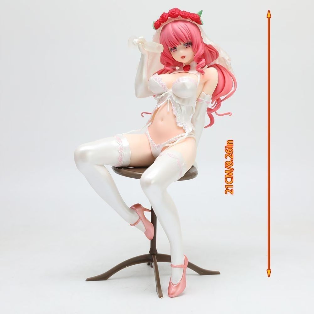 Hot, Anime Shizuku Kanno 2 face Ver.PVC 1/6 Scale Figure Statue Toys No Box 21cm