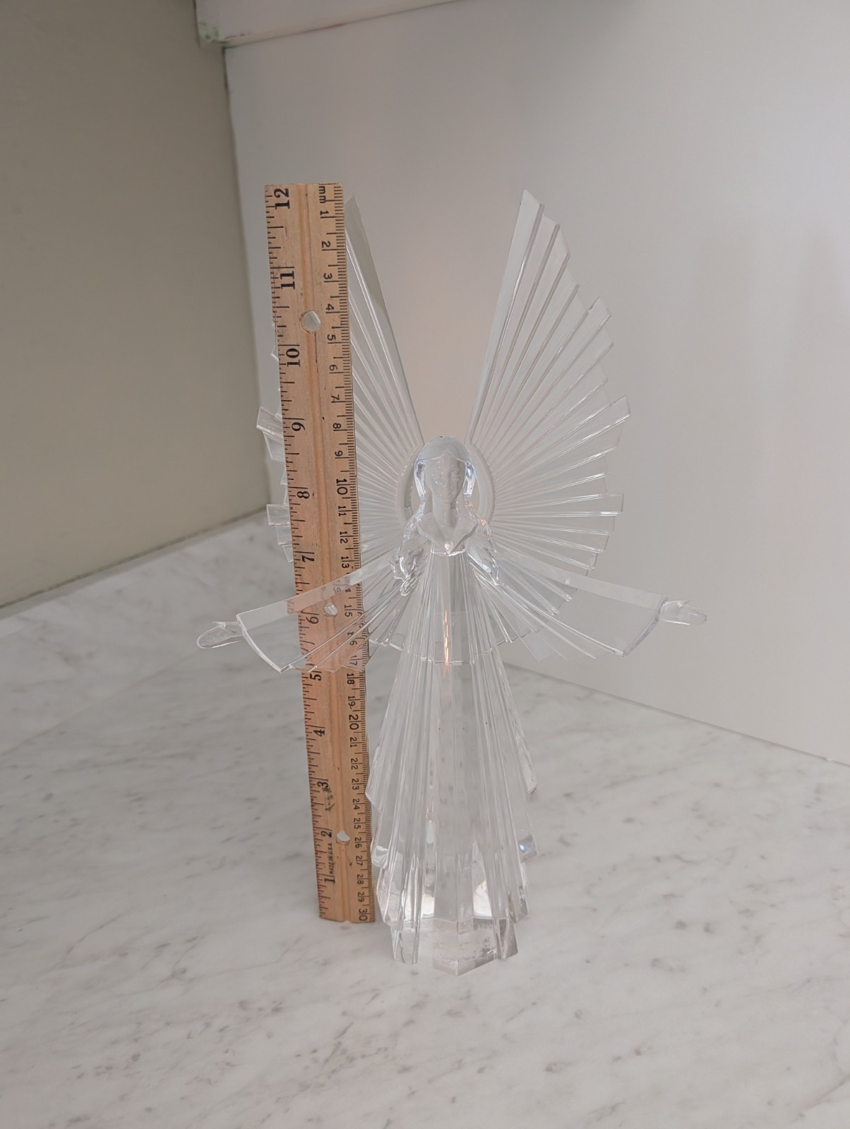 Clear Acrylic Table Angel Decoration