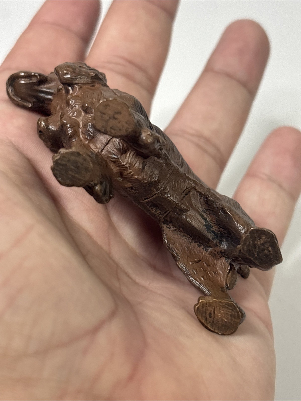 Antique Jennings Brothers JB Art Deco Cocker Spaniel Dog Figurine Bronze Finish