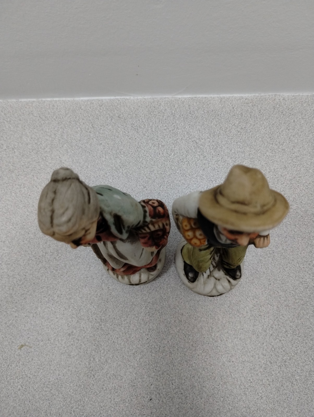 Vintage Figurines Grandpa & Grandma Collectibles Each One Is 6.5 Tall 2″ Wide.