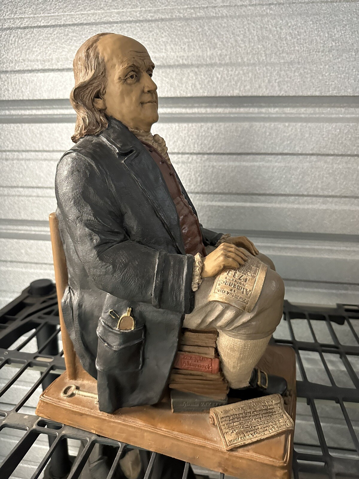 1994 Benjamin Franklin Sculpture by Tom Clark, Good Condition – Fast Shipping
