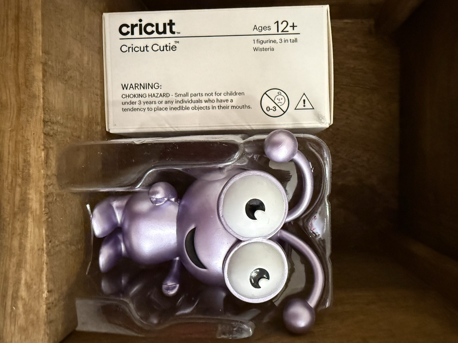 Cricut Cutie wisteria Purple Metallic Plastic Figurine, Boxed