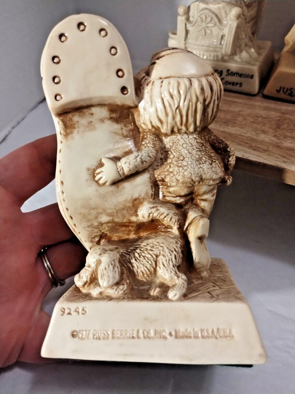 Vintage Russ Wallace Berrie Love Figurines Set of 5 1970s