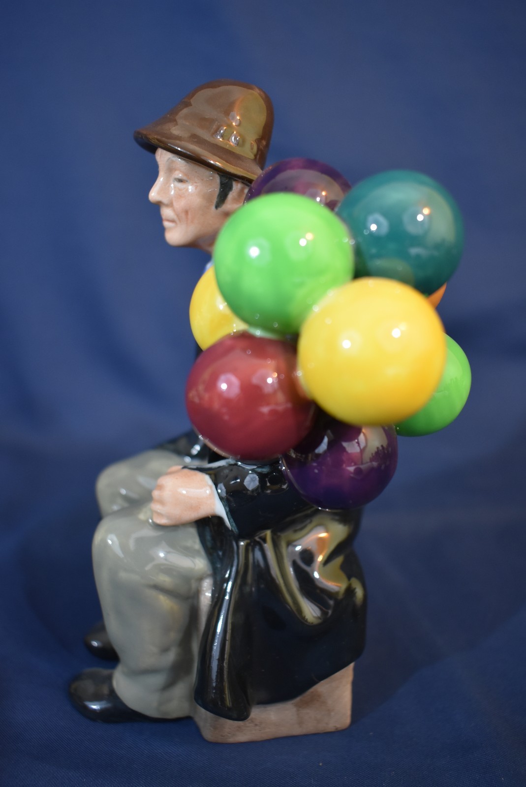 Royal Doulton The Old Balloon Seller & Balloon Man Pair HN1315 HN1954 Figurines