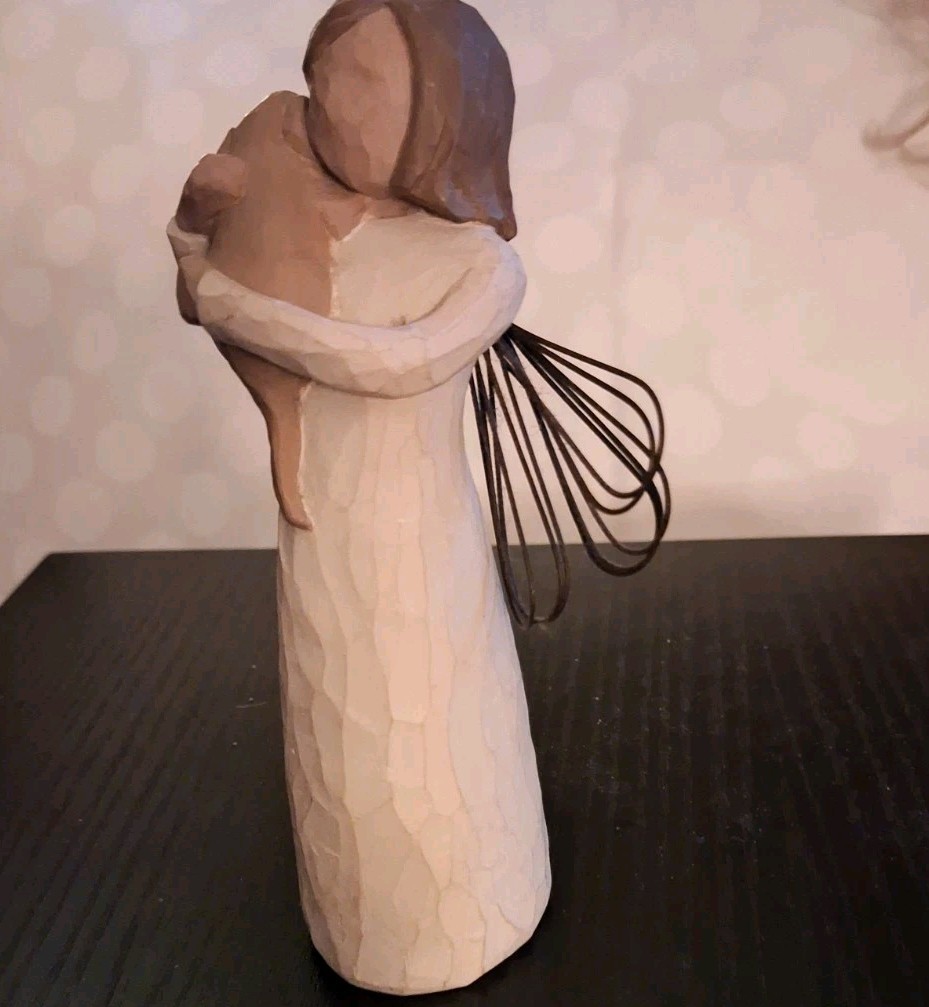 Willow Tree Angel of Friendship Girl With Puppy 4.25″ Tall Lordi 1999 Demdaco