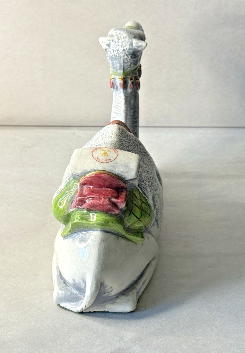 Vintage Shriners Canada Ceramic Camel Figurine Masonic Elizabethan Arts 1975