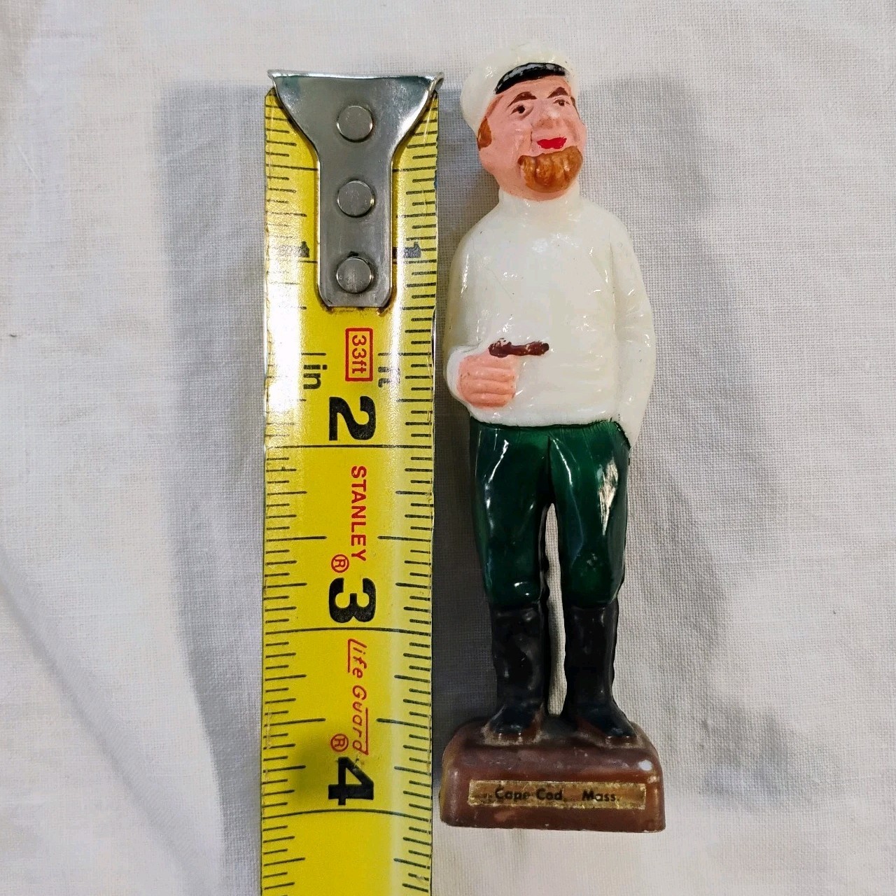 Vintage Cape Cod Sea Captain 4″ Figurine Nautical Souvenir Fisherman Statue