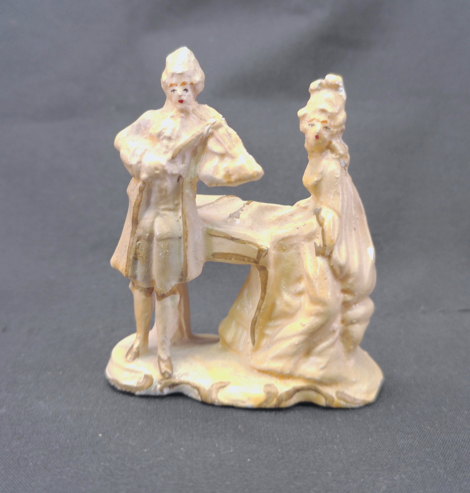 Vintage Mid 20th Century Alexander Backer Co.French Style Chalkware Figurine