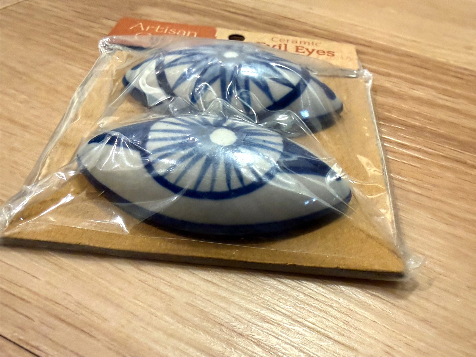 New World Market Ceramic Evil Eye Wall Hanging Decor Art Ornaments Evil Eyes #2