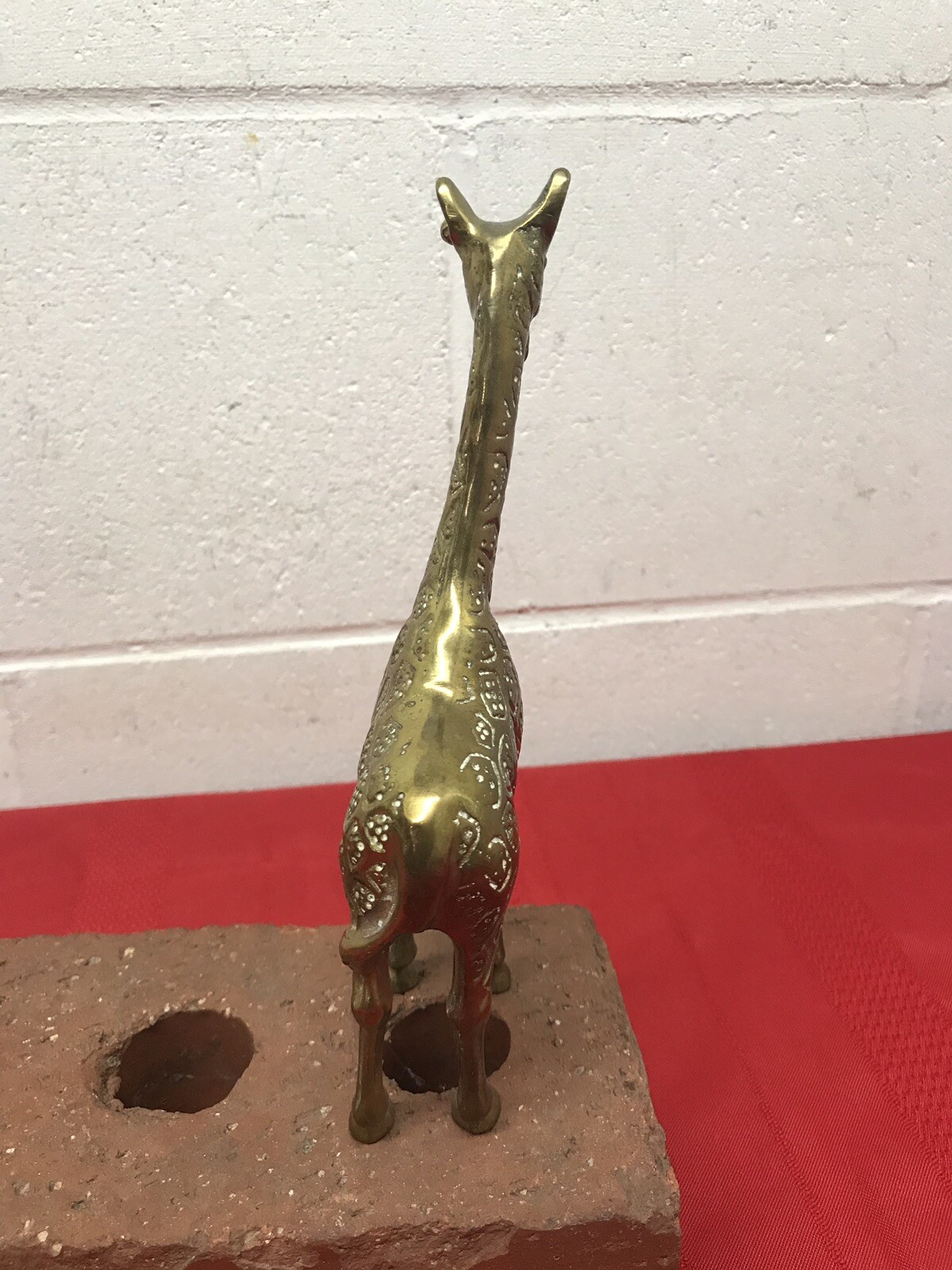 Andrea by Sadek Solid Brass 7.25″ Giraffe figurine 1 lb. Taiwan