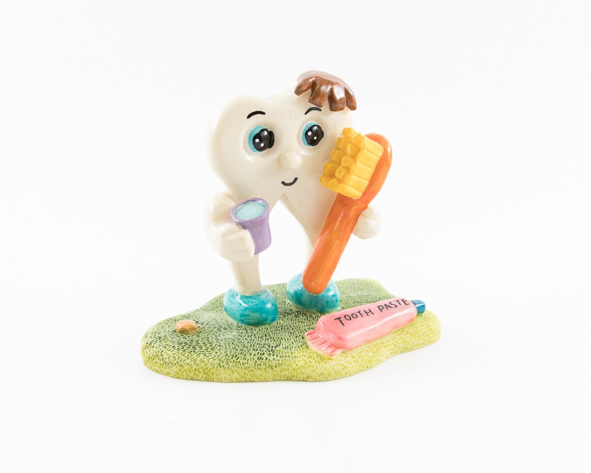 Figurine Decoration Dental Molar Tooth Brushing Resin Collection