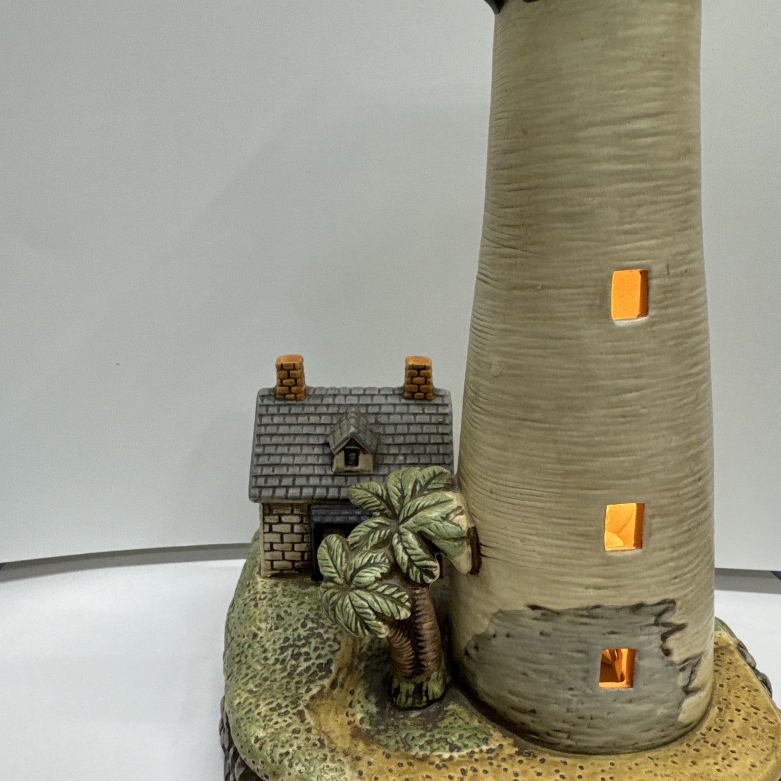1993 Lefton’s Historic American Lighthouse Collection Cape Florida 1825 Light-Up