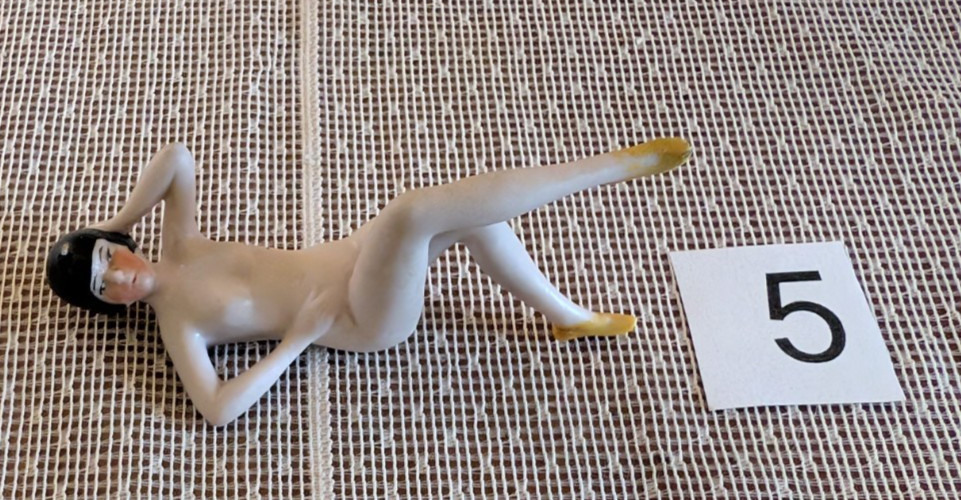 Vintage Art Deco Bathing Beauty figurine Nude Lot #5